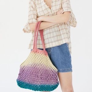 Urban Outfitters Ombre Net Tote Bag NWT
